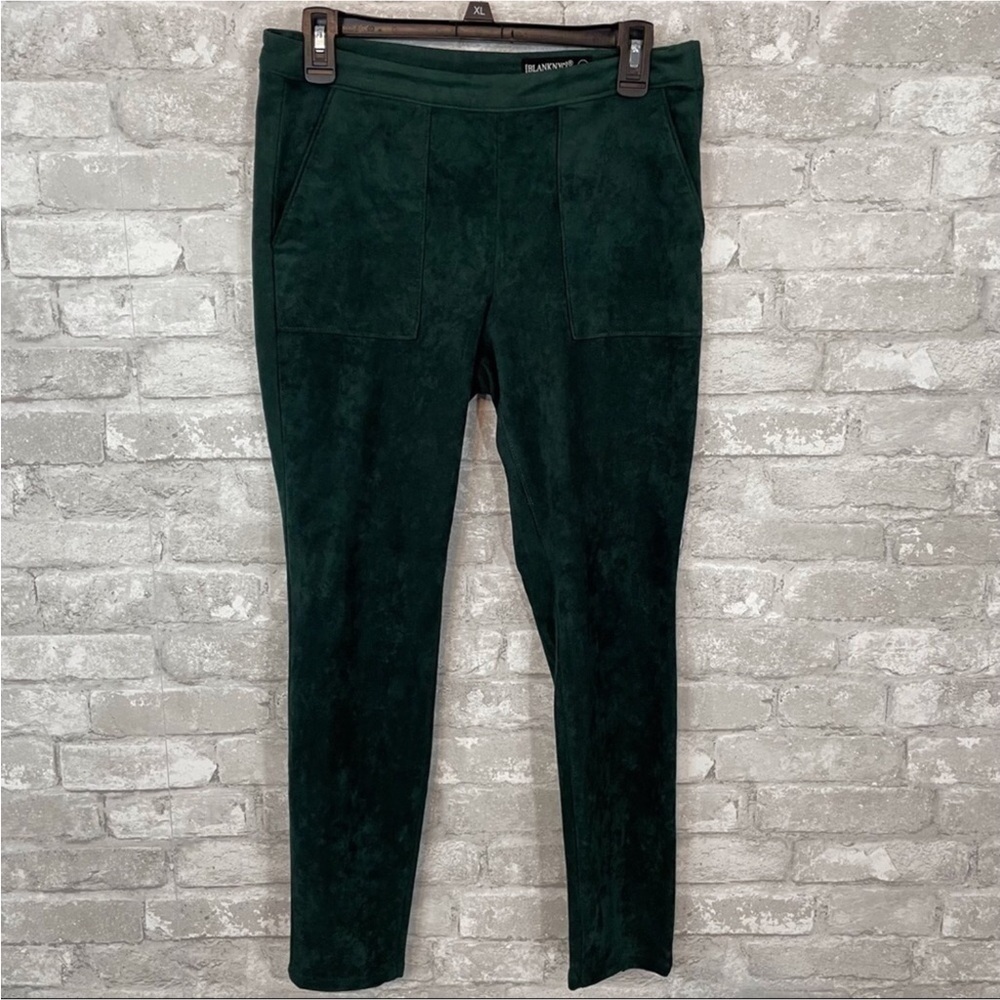 BLANKNYC Faux Suede Green Pants